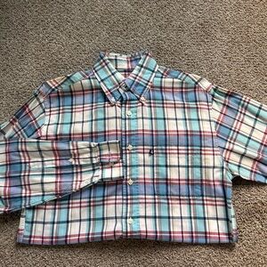 Brooks brothers’ collared buttoned up dress shirt